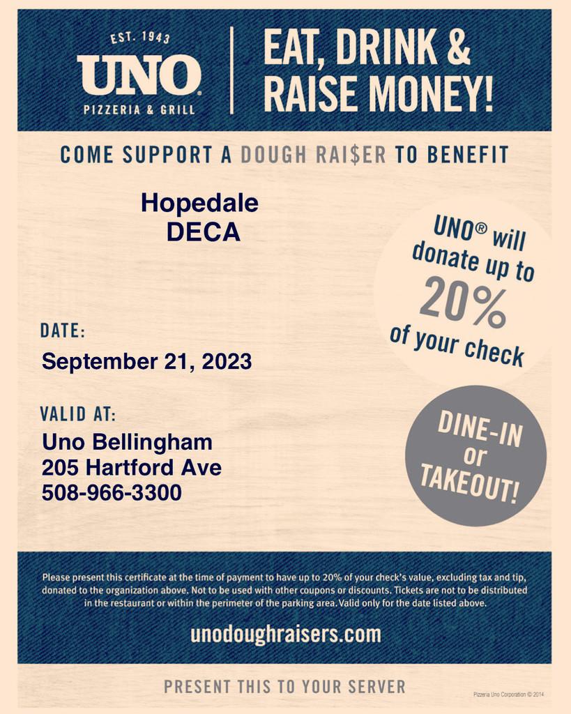 DECA Fund Raiser